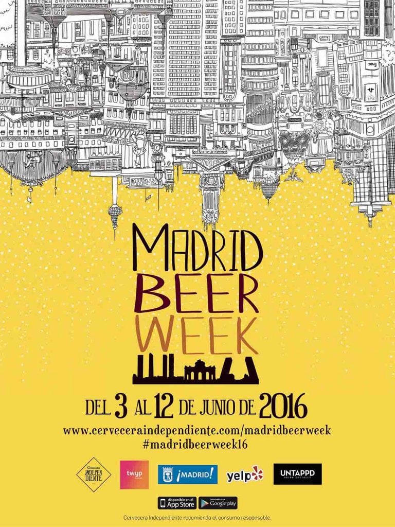 Madrid Beer Week cartel