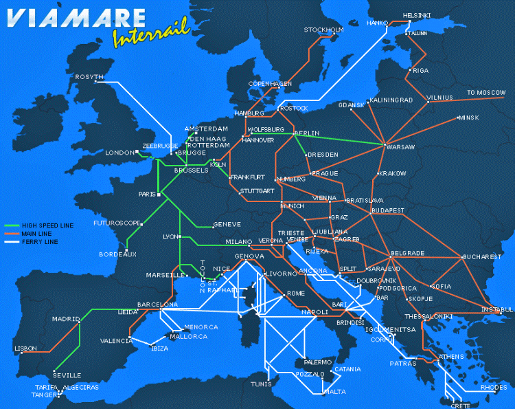 Interrail, la manera más barata de viajar por Europa