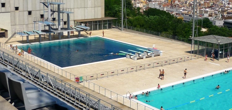 Piscinas municipales Barcelona