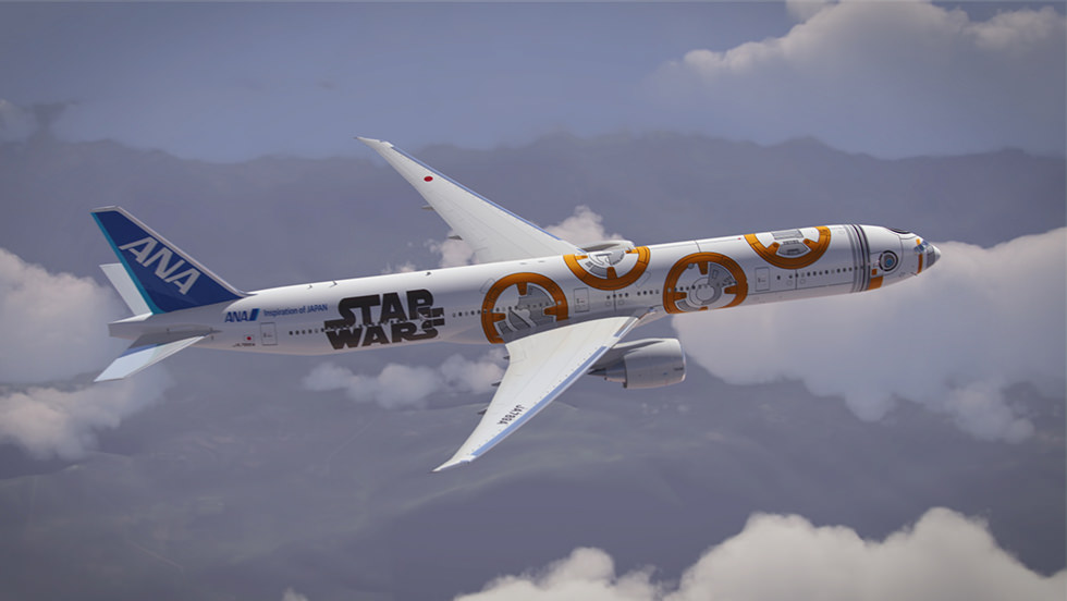 En Japón puedes volar en aviones de Star Wars