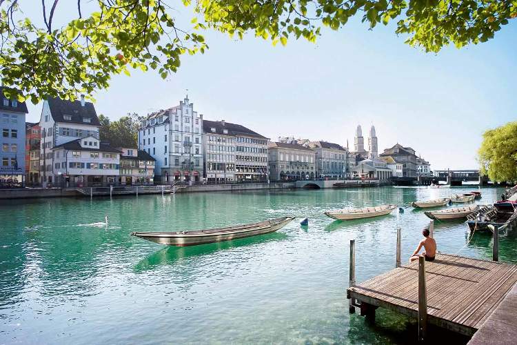 Zurich-río-limmat