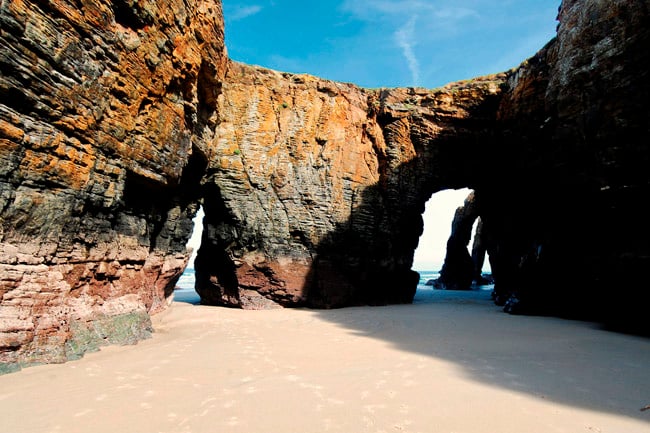 Fotografía por cortesía de la Playa de las Catedrales