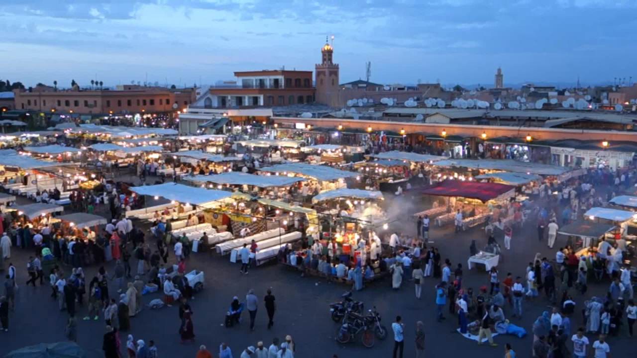 djemaa el fna marrakech portada Moncloa