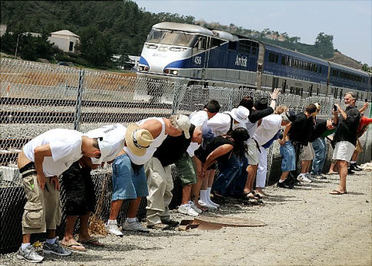 amtrak-mooning. Festivales extravagantes