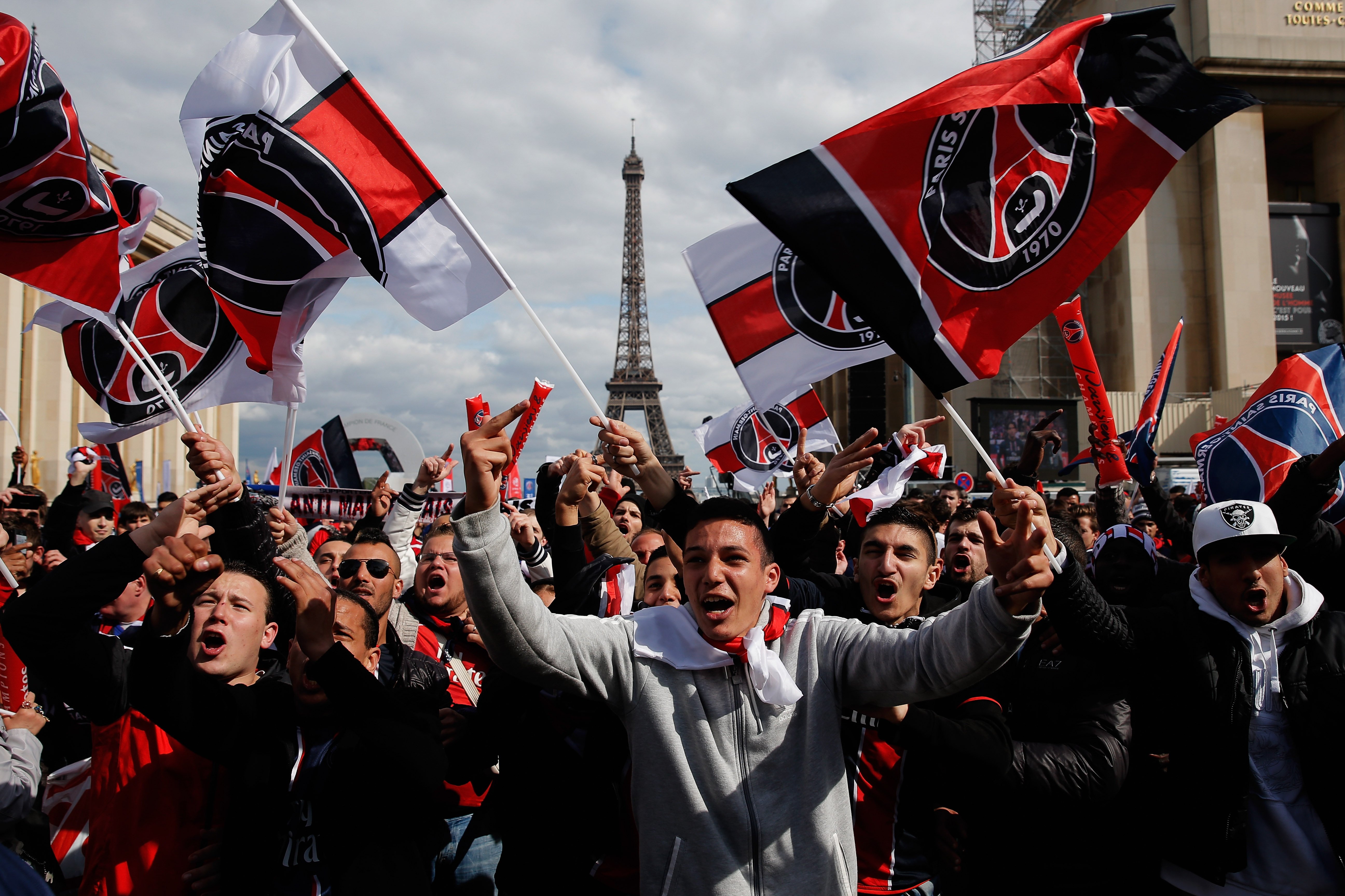 Paris Saint-Germain Trophy Ceremony