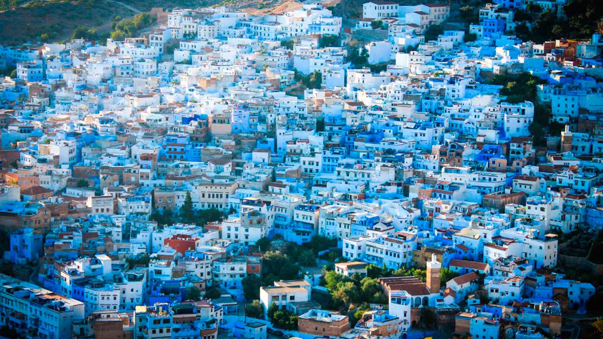 La ciudad azul de Marruecos