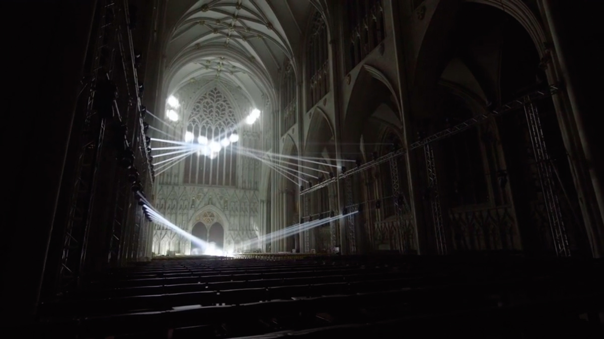 Las luces se adueñan de la Catedral de York