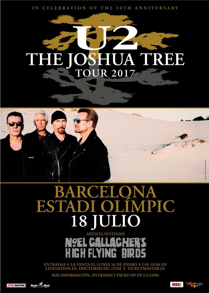 Fotografía por cortesía de U2: The Joshua Tree Tour 2017