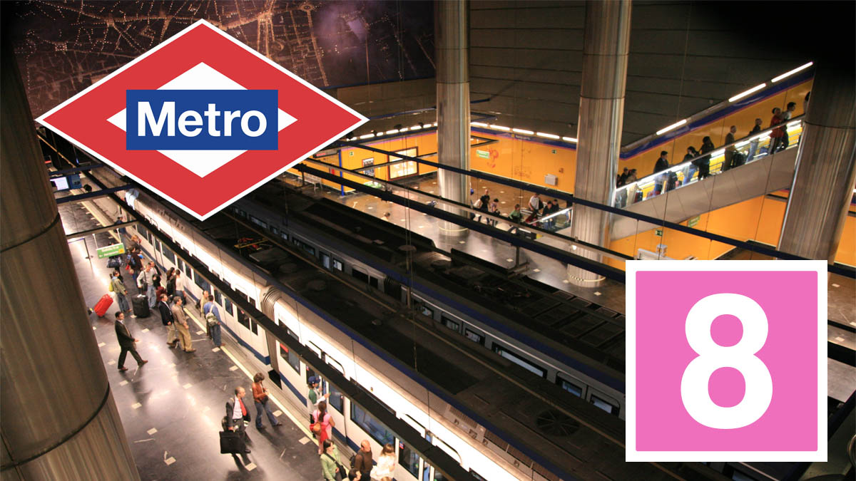 Metro de Madrid cierra la línea 8. ¿Cómo llego al aeropuerto?