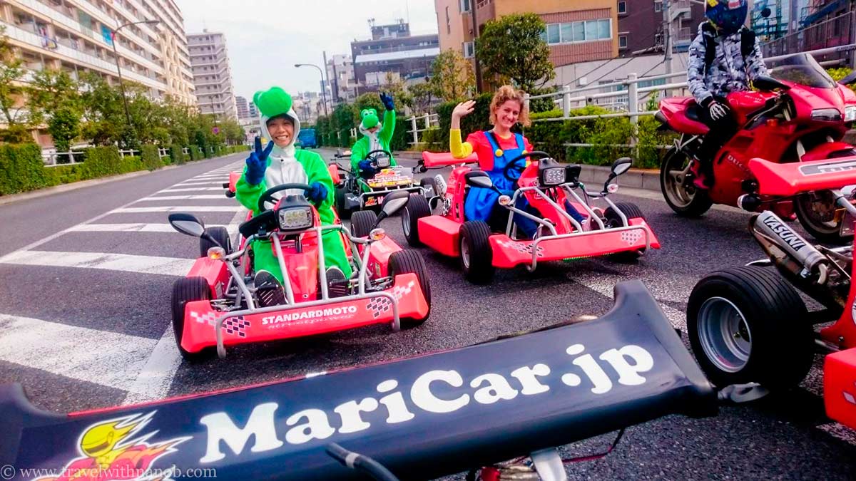 Vive la experiencia "Mario Kart" por las calles de Tokio