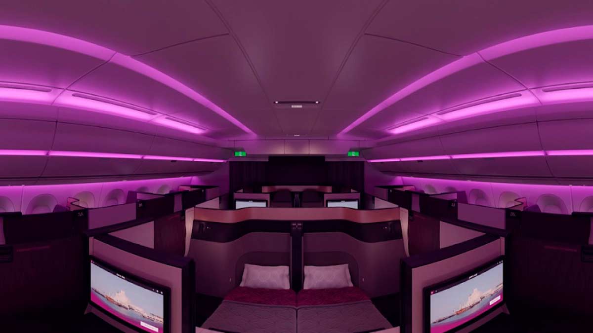 QSuite, la nueva clase business de Qatar Airways