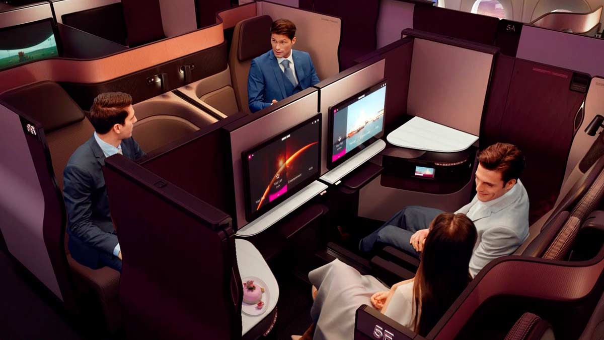 QSuite, la nueva clase business de Qatar Airways