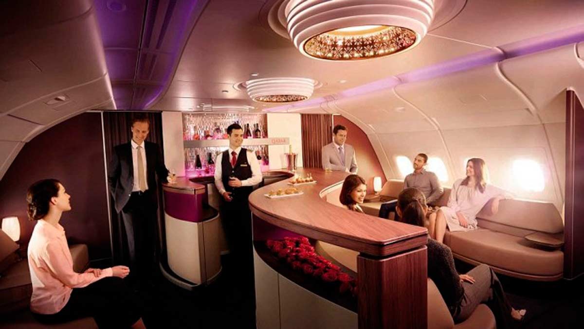 QSuite, la nueva clase business de Qatar Airways
