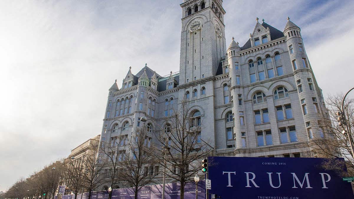 Los lujos del nuevo hotel de Trump en Washington