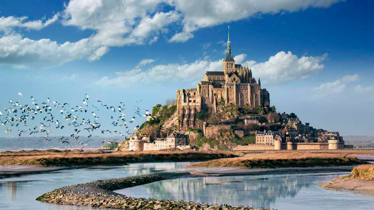 Mont Saint-Michel guarda un gran parecido con el castillo de «Enredados»