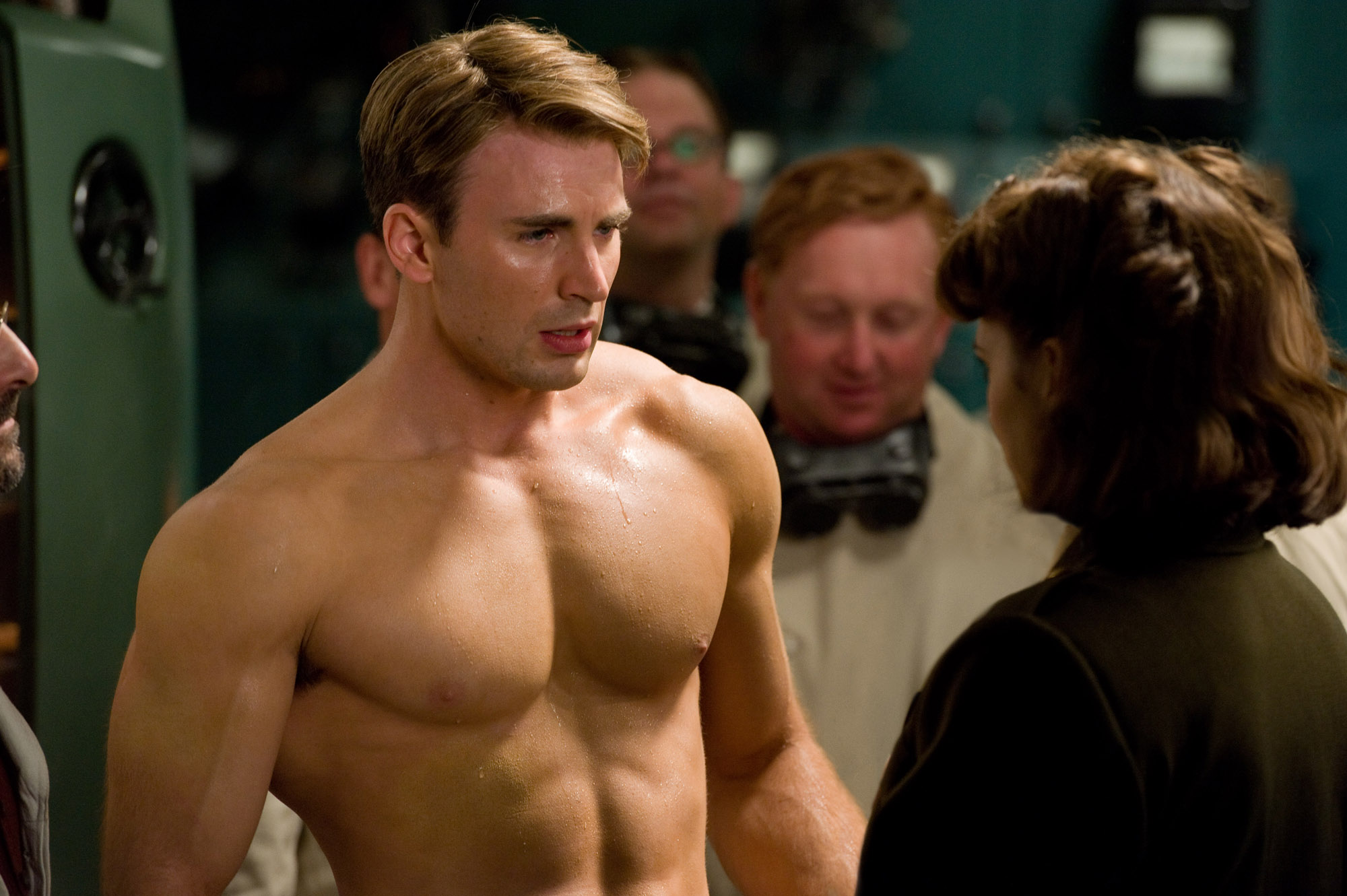 Los 10 actores de Hollywood más musculosos - Captain America: Chris Evans