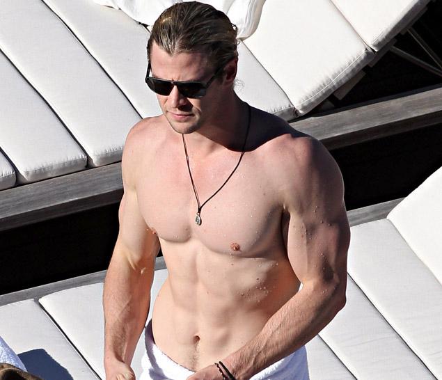Los 10 actores de Hollywood más musculosos - Chris Hemsworth