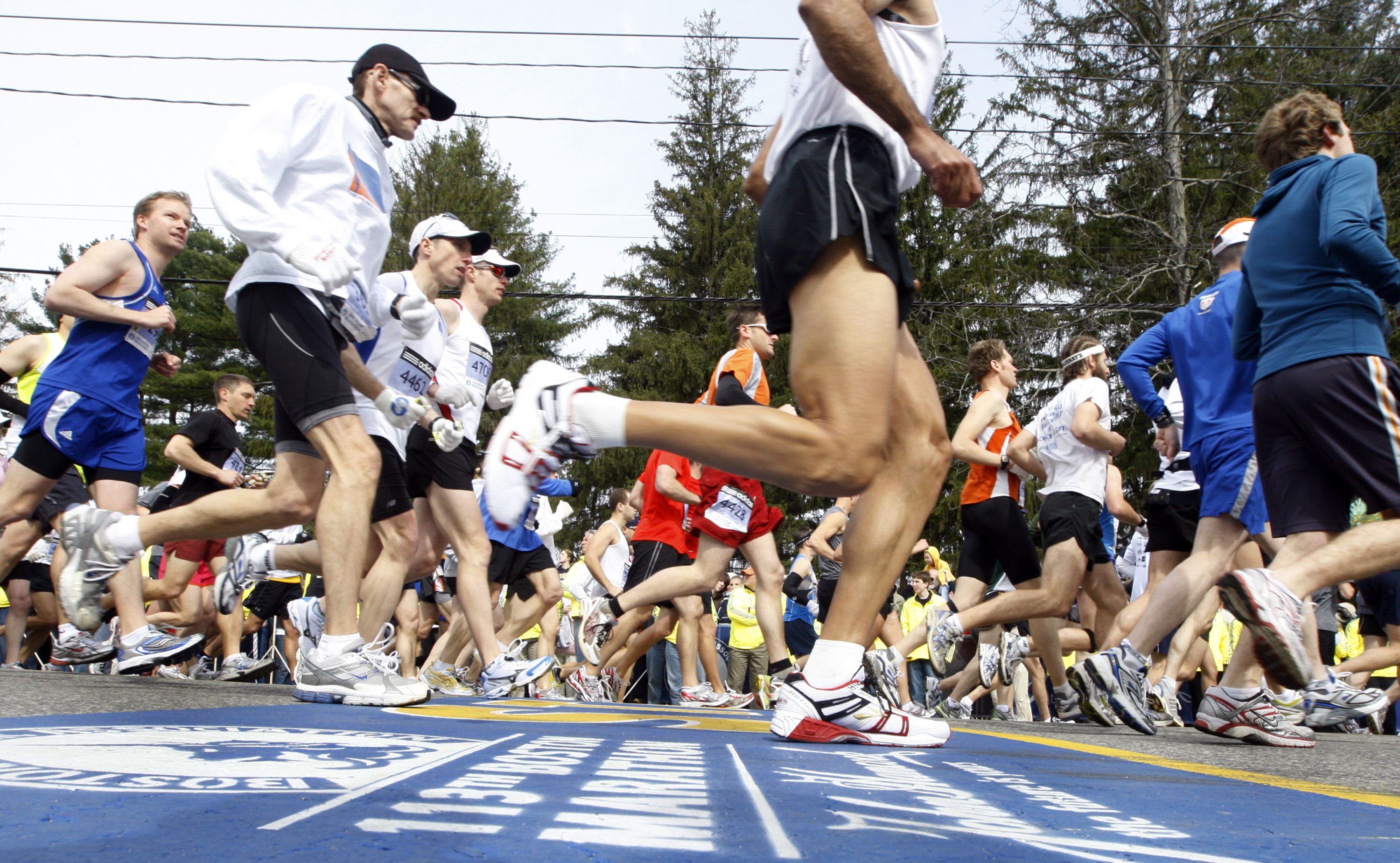 Boston Marathon Runners