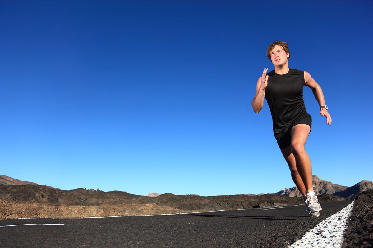 Running - male runner