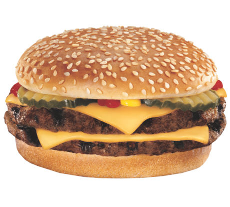 hamburguesa doble con queso de 460x413px