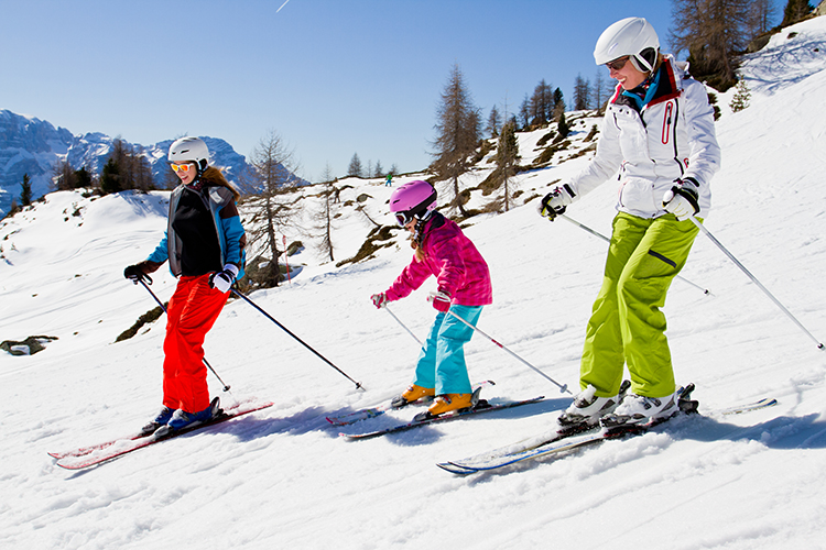 esquiar-con-niños