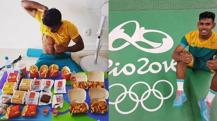 Celebra su eliminación en los Juegos Olímpicos con un atracón de hamburguesas