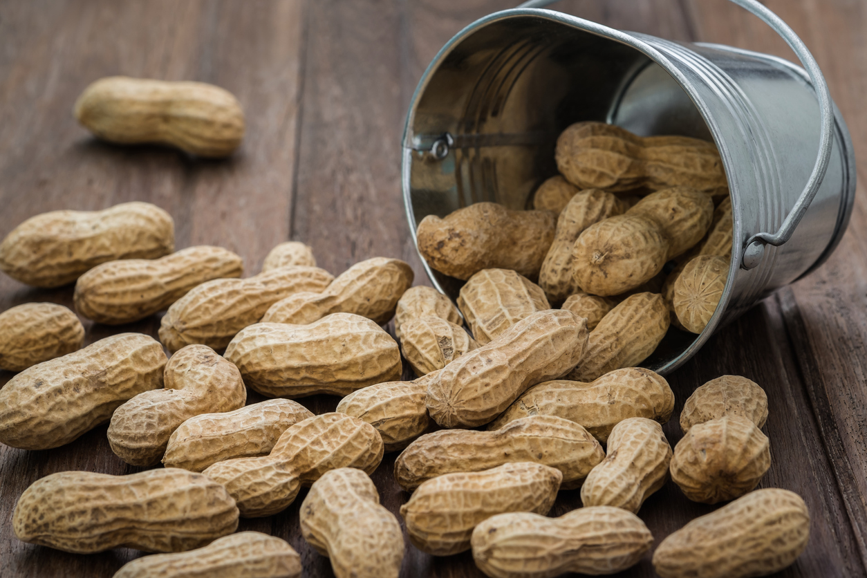 Los cacahuetes son una fuente de antioxidantes para la piel
