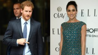 El príncipe Harry y Meghan Markle, en un fotomontaje de Look