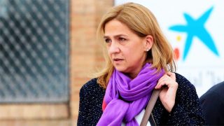 La infanta Cristina de Borbón saliendo de CaixaForum Barcelona / Gtres