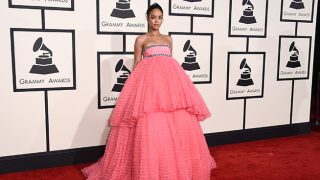 Rihanna durante los Grammy / Gtres