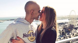 Pablo Ráez y su novia, Andrea Rodríguez (Instagram)