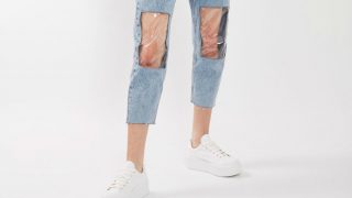 Los ripped jeans de Topshop crearon controversia en las redes sociales. / Topshop