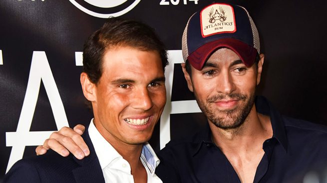 Rafa Nadal y Enrique Iglesias