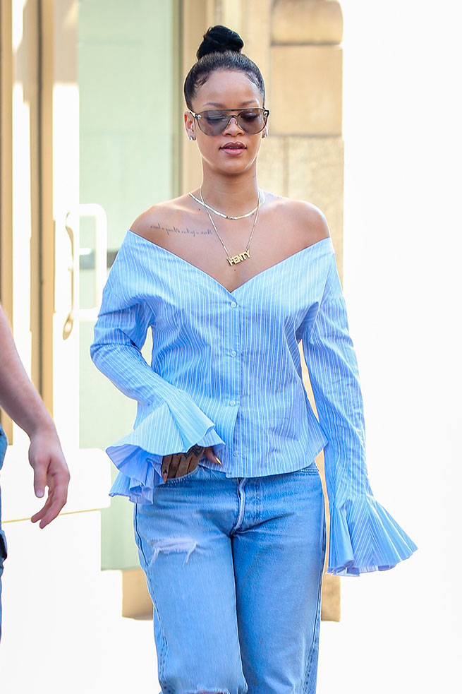 Rihanna Volantes Tendencia Primavera 2017