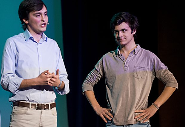 Duarte Falcó y Álvaro Ortega durante la conferencia / Gtres