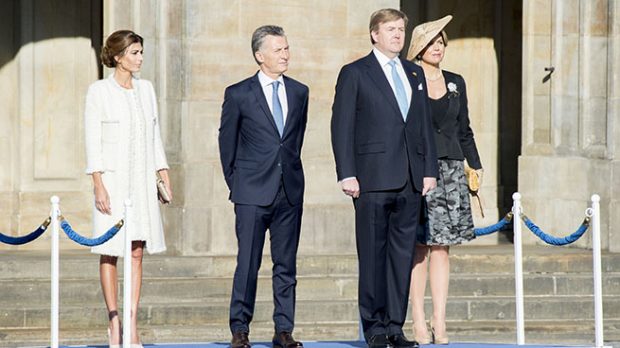 Mauricio Macri, Juliana Awada, Guillermo de Holanda y Máxima de Holanda