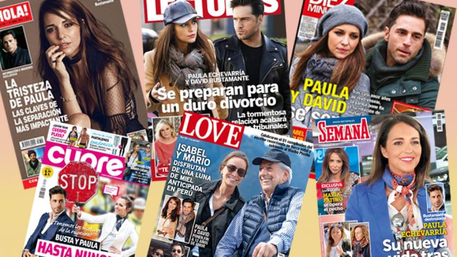 Paula Echevarría y David Bustamante, protagonistas indiscutibles de las revistas