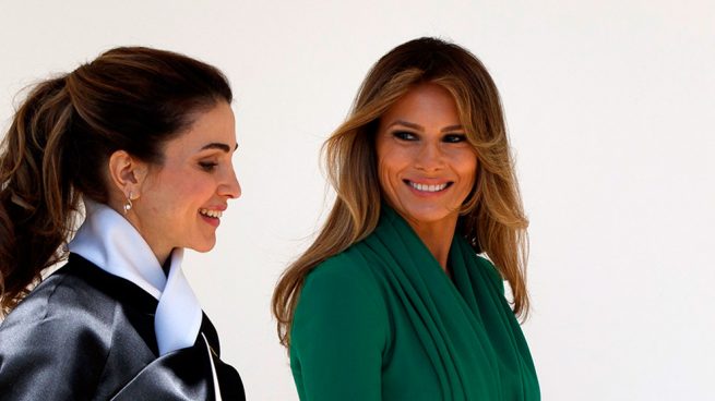 Rania de Jordania Melania Trump