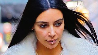 El ‘falso’ piercing de Kim Kardashian / Gtres