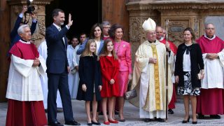 La Familia Real y la Reina Sofía han asistido a la Misa de Pascua /Gtres