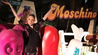 Coco Rocha en la fiesta de Moschino en Coachella / Instagram