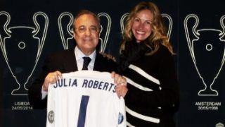 Julia Roberts visita el Santiago Bernabéu / Facebook