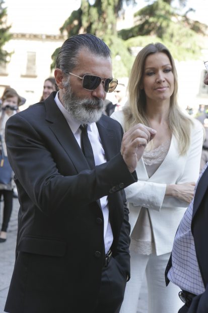 Antonio Banderas con Nicole Kimpel