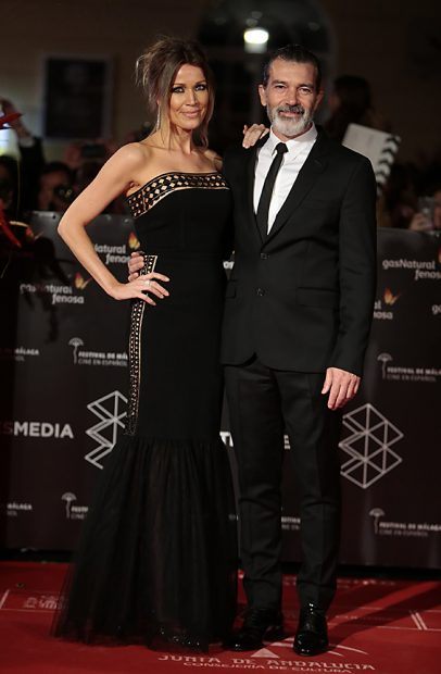 Antonio Banderas y Nicole Kimpel en el Festival de Cine de Málaga / Gtres