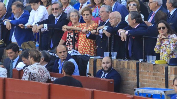 Agatha Ruiz de la Prada viendo los toros /Gtres