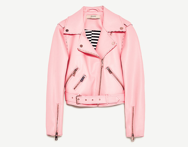 Hay una necesidad de Paloma Crítico Zara | Arrasa la nueva versión de la chaqueta biker, esta vez en rosa