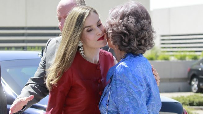 Letizia recibe a doña Sofía / Gtres