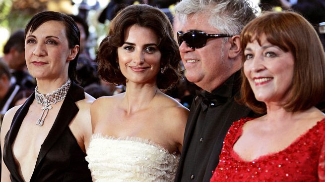 Blanca Portillo, Penélope Cruz, Pedro Almodóvar y Carmen Maura