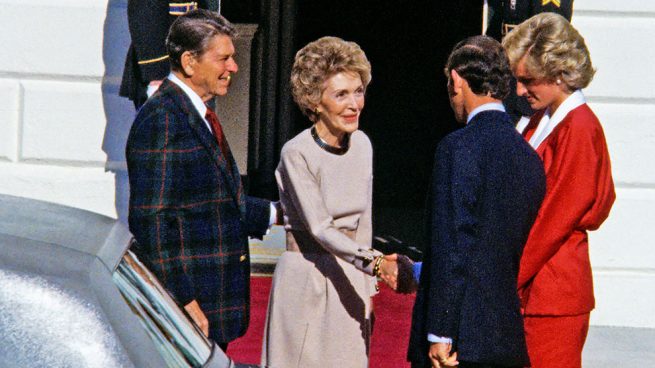 Carlos y Diana de Gales, Ronald y Nancy Reagan