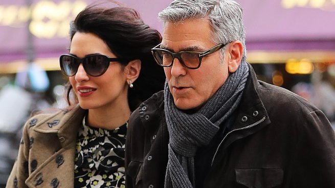 George y Amal Clooney